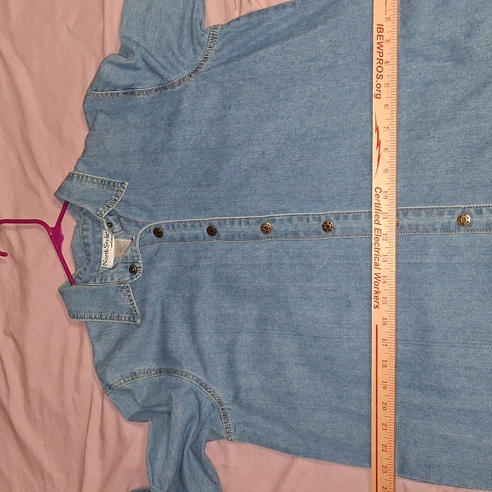 North Style denim dress, size L - Picture 10 of 11